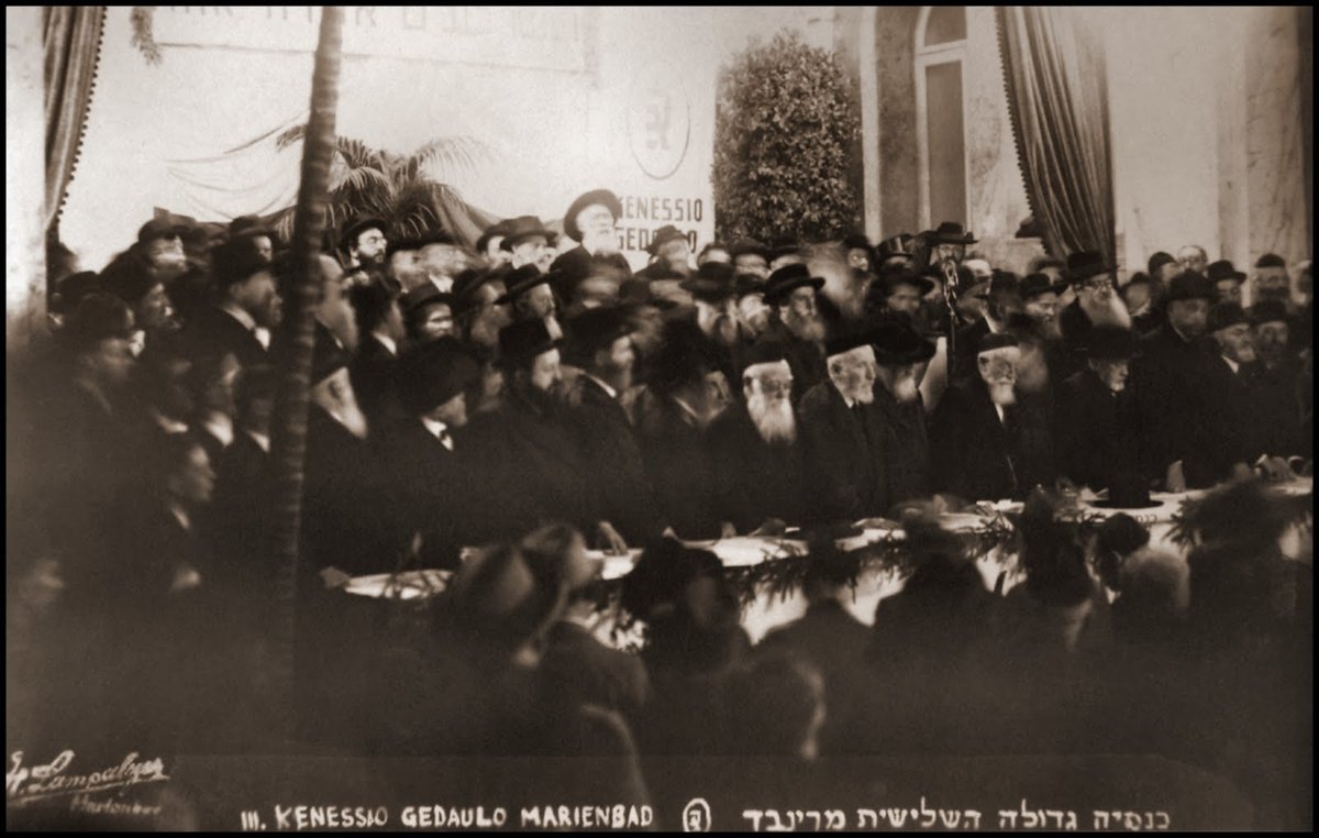 Table of Honor during the Third Great Assembly in Marienbad