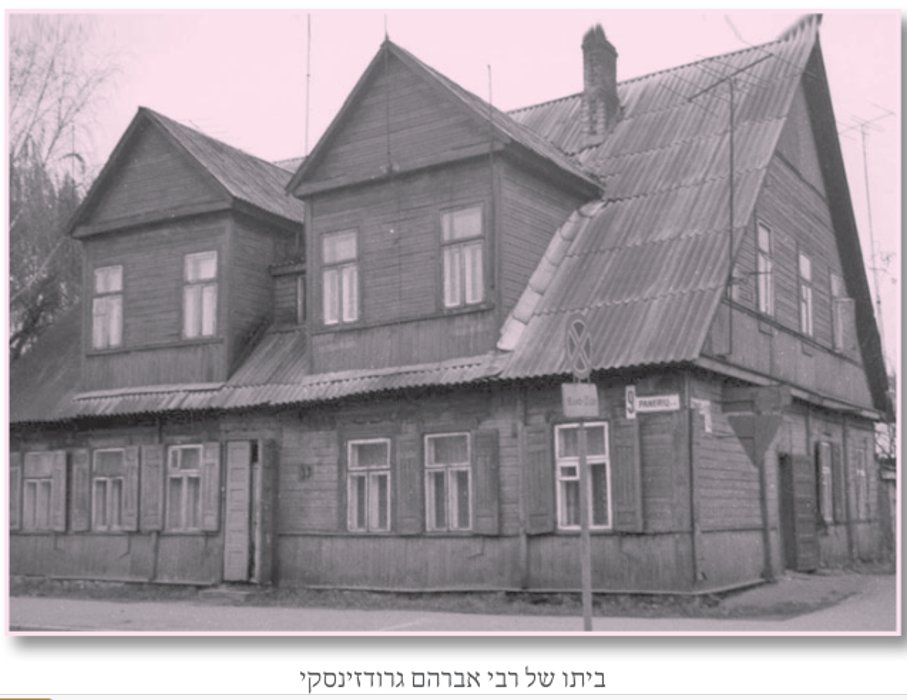 The Home of Rabbi Avraham Grodzinski