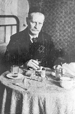 Rabbi Avraham Grodzinski, Spiritual Director at the Slabodka Yeshiva, After Being Forced to Shave His Beard in the Ghetto During the Holocaust